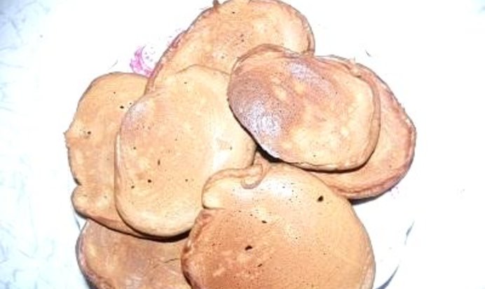 Шоколадные оладьи-панкейки