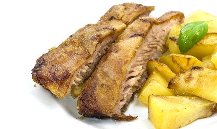 Жаркое из свиной грудинки с корочкой