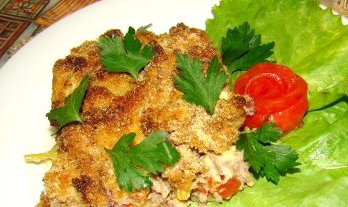 Цветная капуста со свининой