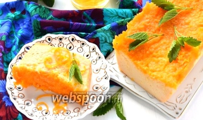 Творожно-апельсиновая запеканка