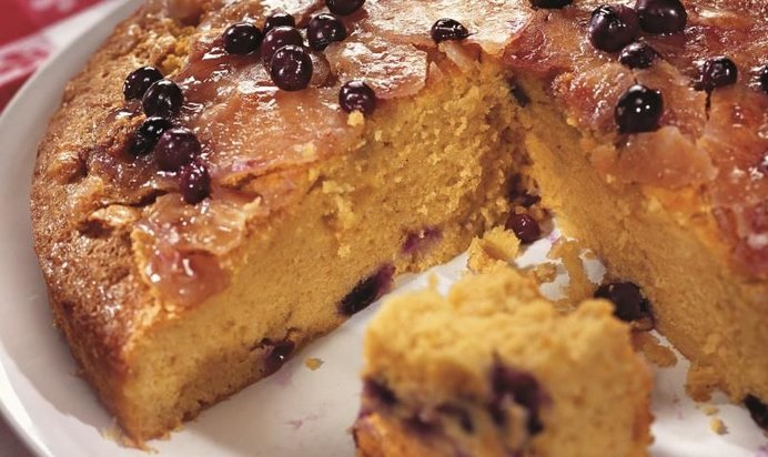 Пирог с виноградом