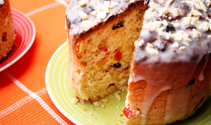 Миндальный кулич