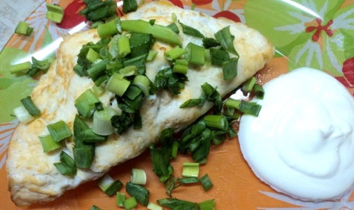 Омлет пышный на сковороде