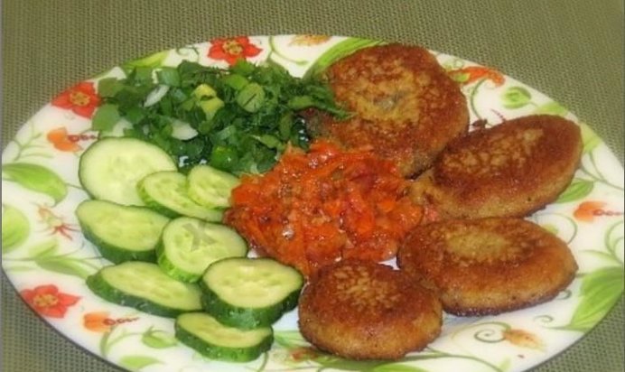 Оладьи из икры рыбы