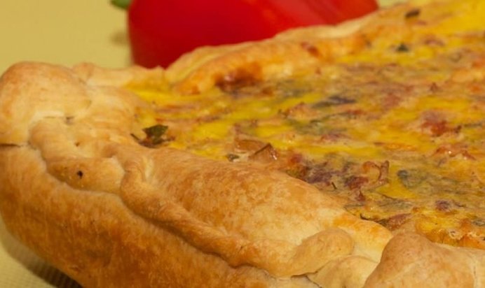 Мясная запеканка с картофелем и грибами