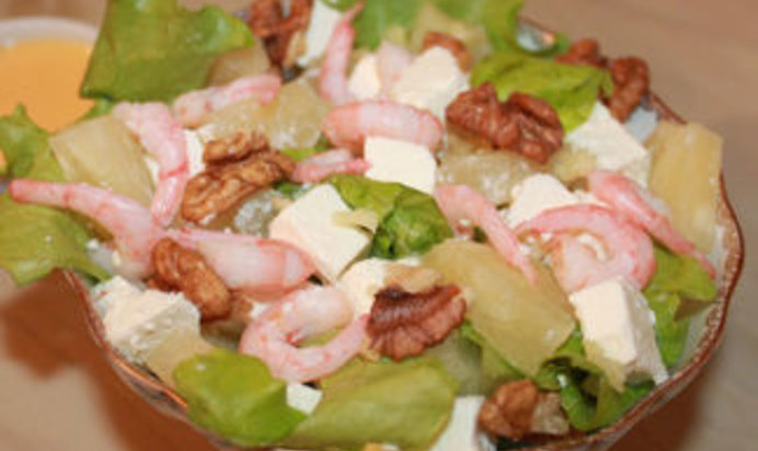 Салат-коктейль Дикая креветка