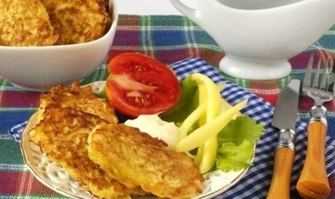 Капустные оладьи