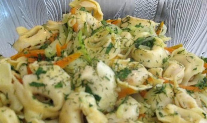 Тортеллини с овощами