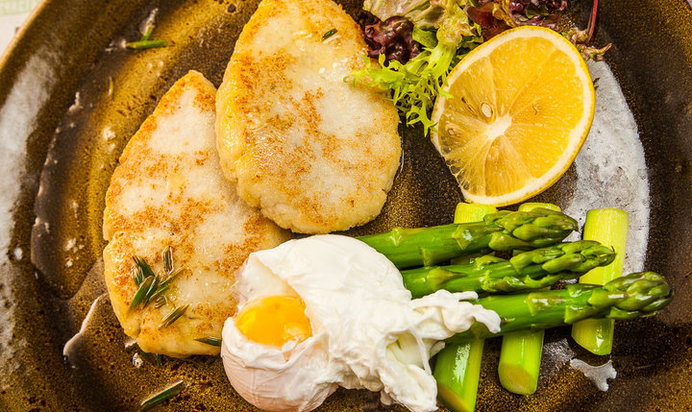 Котлеты из судака с польским соусом