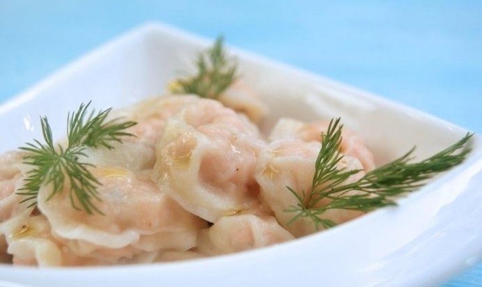 Рыбные пельмени