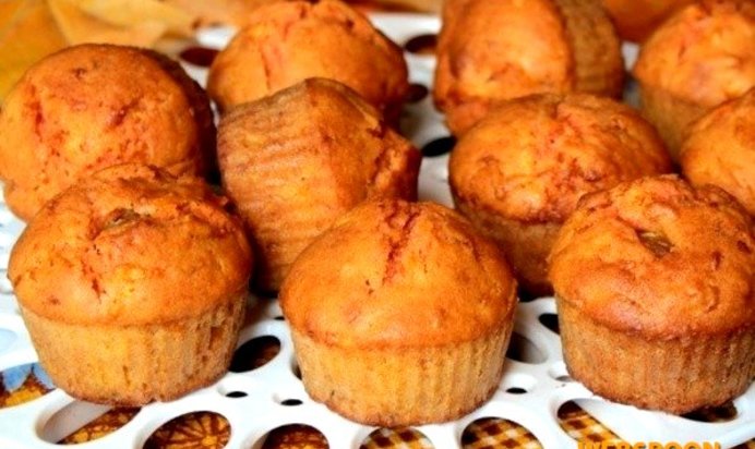 Кексы тыквенно-апельсиновые