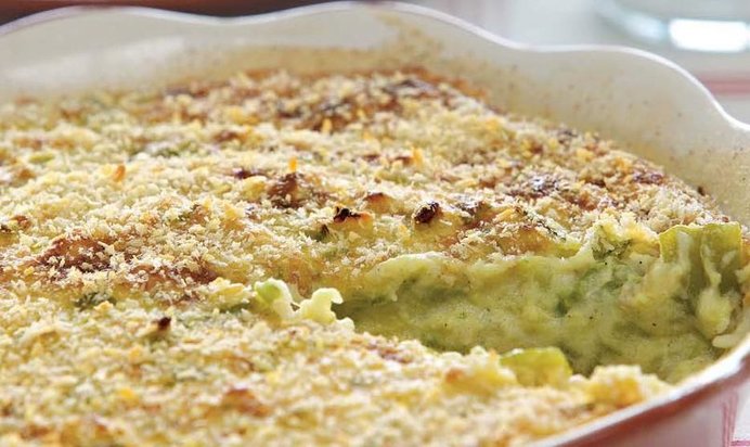 Запеканка из кабачков со сметаной