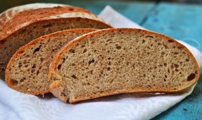 Хлеб пшеничный на ржано-пшеничной закваске (ночная выстойка в холоде)