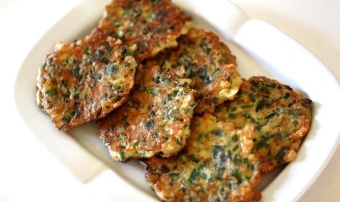 Оладьи из лука