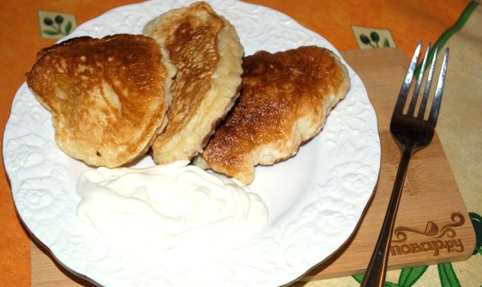 Оладьи из дрожжевого теста