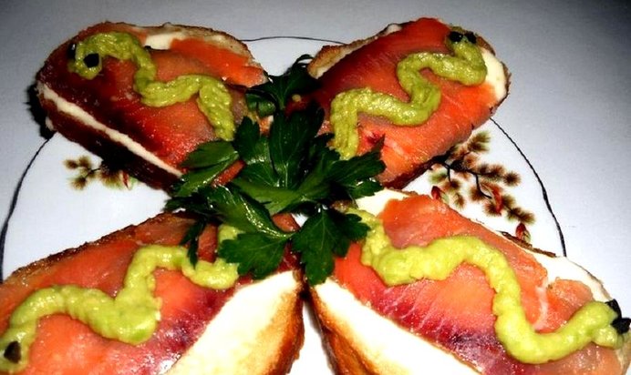 Бутерброды Змейка