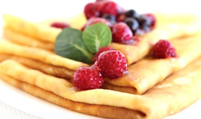 Блины с топленым маслом