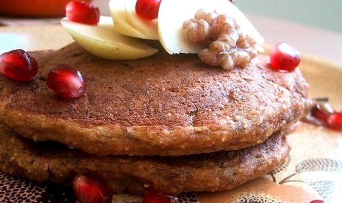 Фитнес-блины с овсяными хлопьями