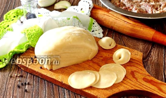 Заварное тесто для пельменей