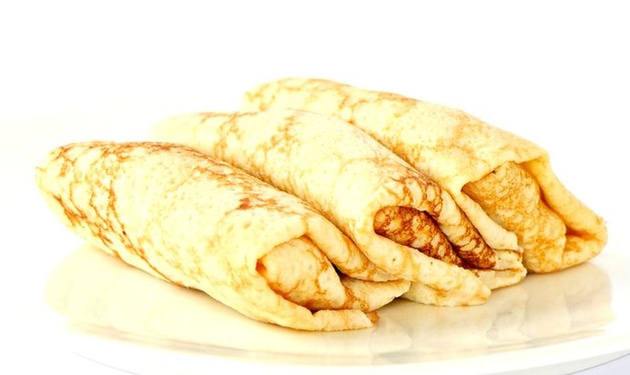 Блинчики с картошкой и мясом