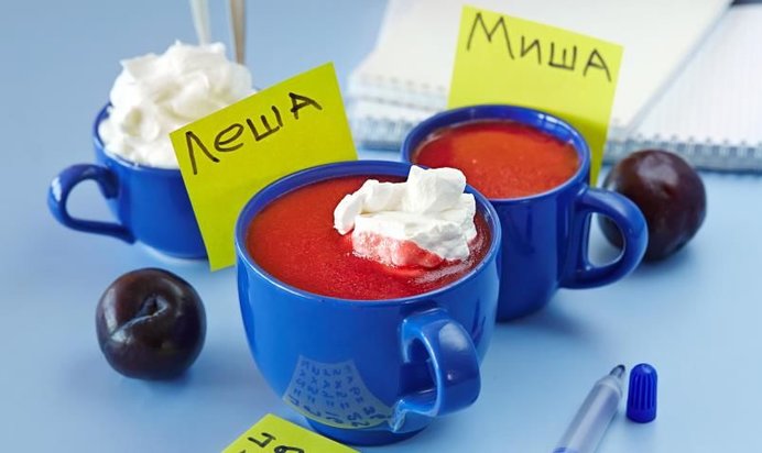 Украинская киселица из слив