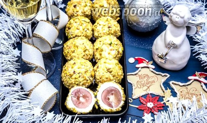 Виноград в сырной шубке