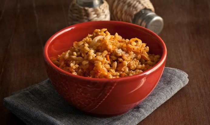 Перловая каша с овощами