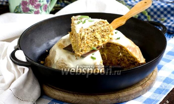 Рязанский блинчатый пирог