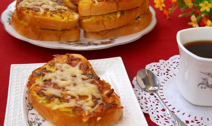 Картофельные гренки с сыром