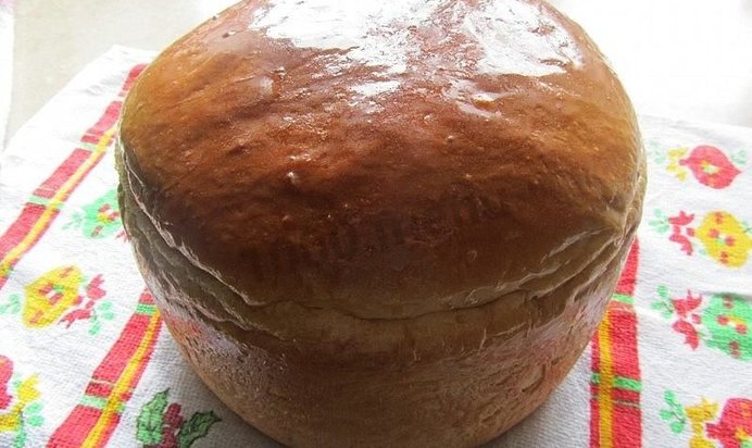 Деревенский хлеб на меду