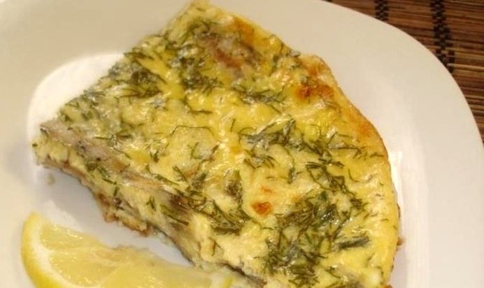 Омлет рыбный
