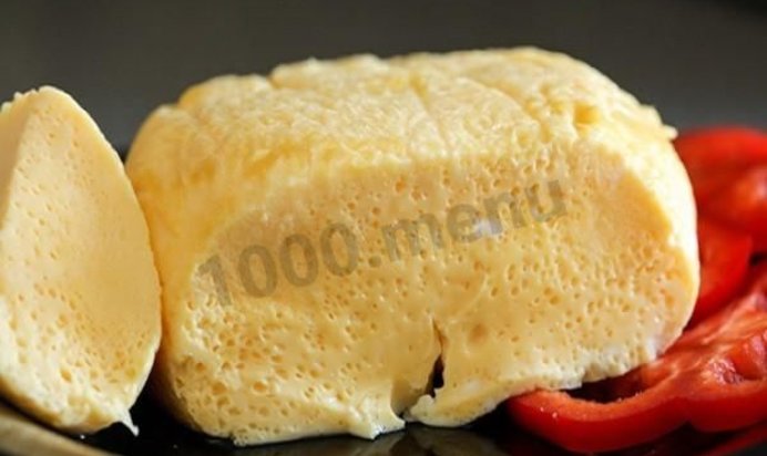 Вареный омлет в пакете