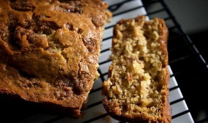 Банановый хлеб с корицей