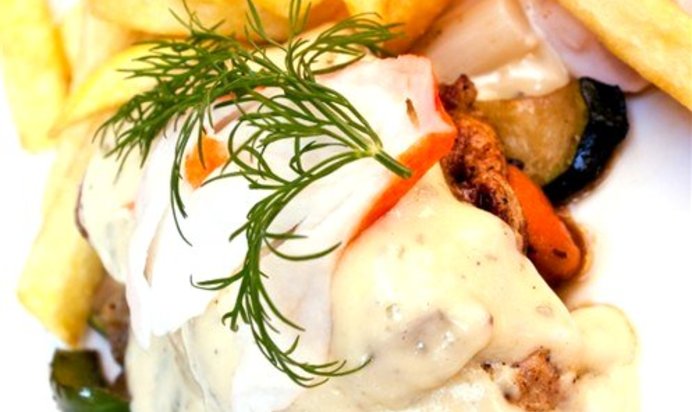 Соус бешамель с помидорами