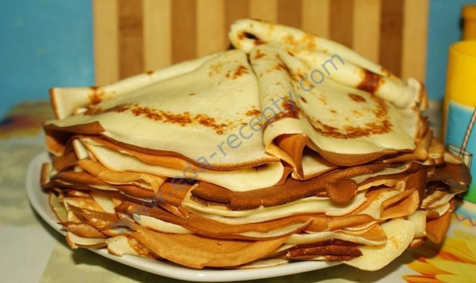 Блины для детей Маяковские