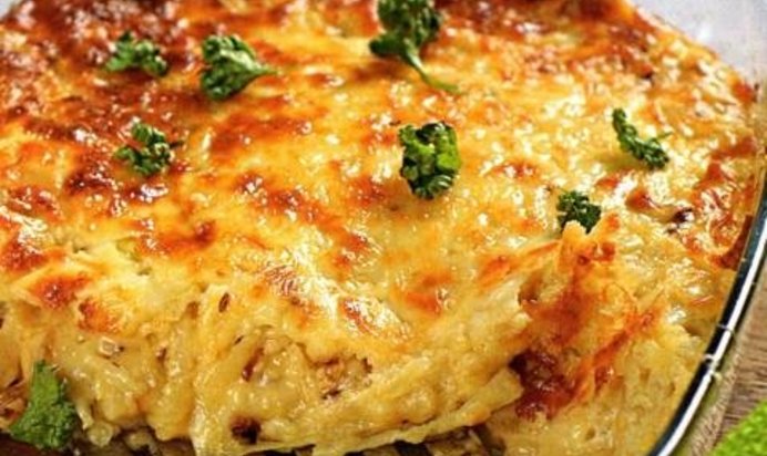 Капустная запеканка с фаршем