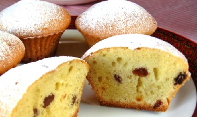 Кексики лимонные