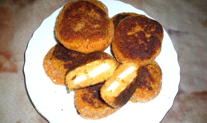 Чечевичные котлетки с тофу