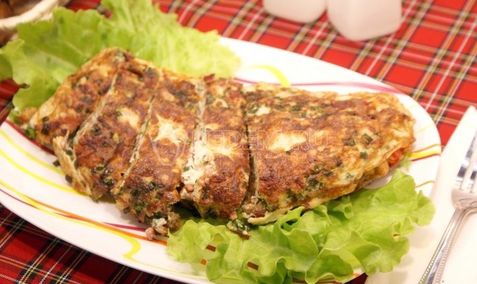 Омлет на сковороде