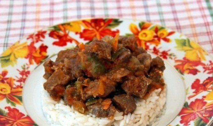 Лечо с мясом