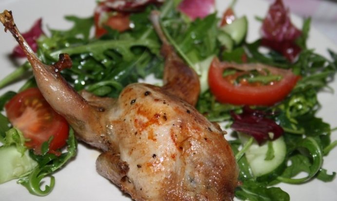 Перепелки в кленовом сиропе