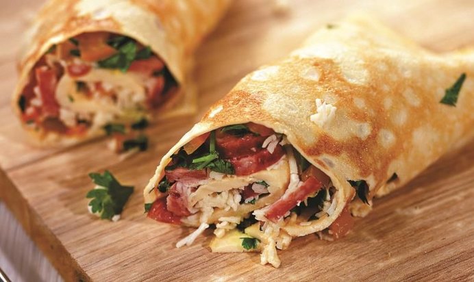 Рулет из омлета