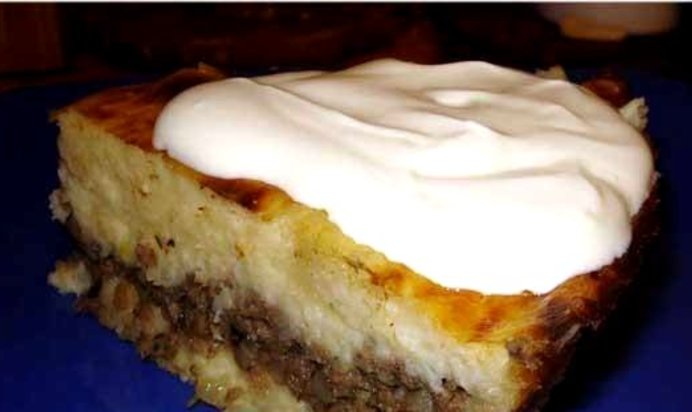 Мясная запеканка