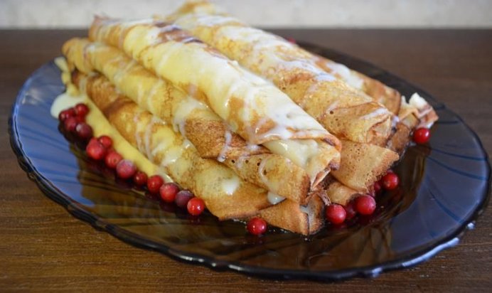 Творожные блинчики