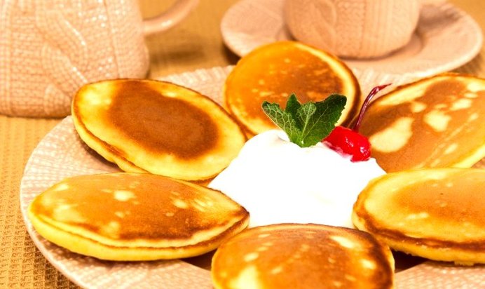 Кукурузные оладьи