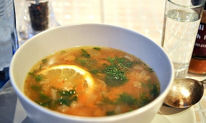 Уха из осетра