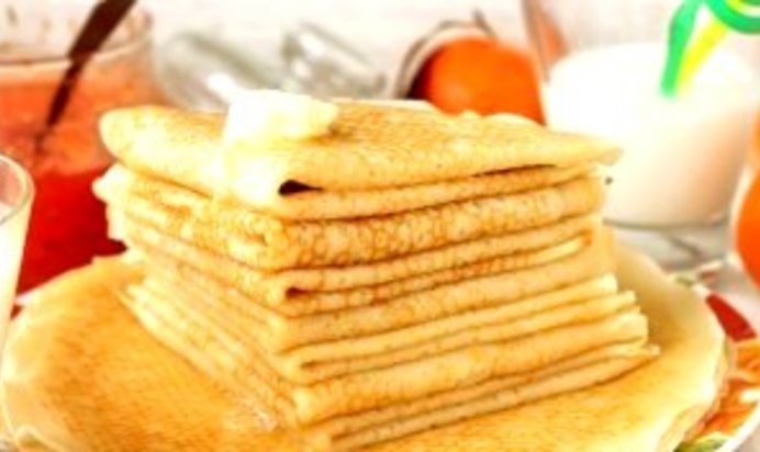 Блинчики на сыворотке без яиц