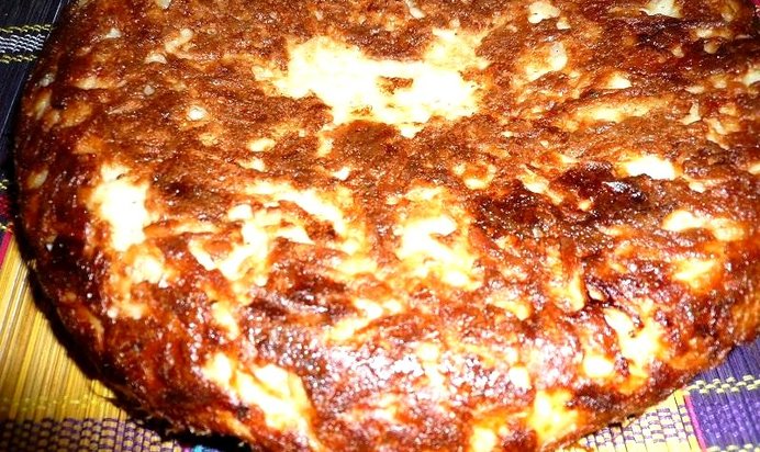 Картофельная запеканка с творогом