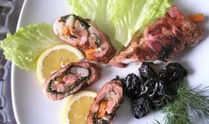 Рулет из свиной вырезки