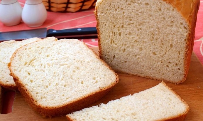 Хлеб на йогурте с кунжутом в хлебопечке